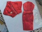 clone red satin dress jkt